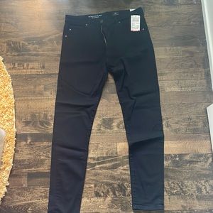 NWT AG (Adriano Goldschmied) Black Farrah Skinny Ankle Jeans, Size 29